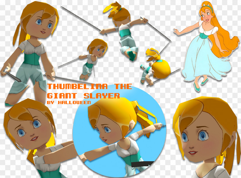 Thumbelina Illustration Image Clip Art PNG