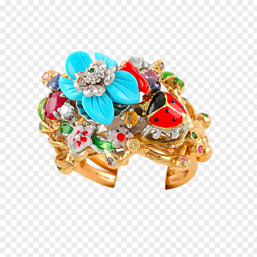 Five Flower Jewelry Earring Jewellery PNG