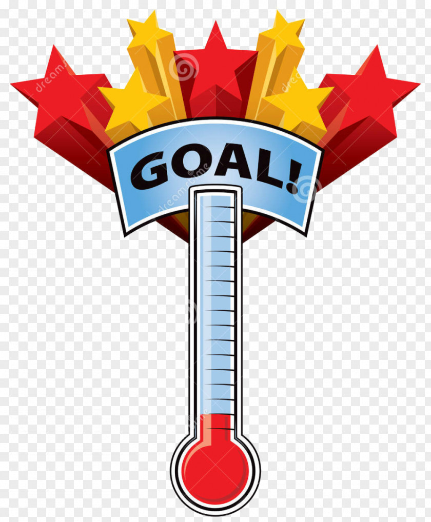 Fundraising Thermometer Goal Clip Art PNG