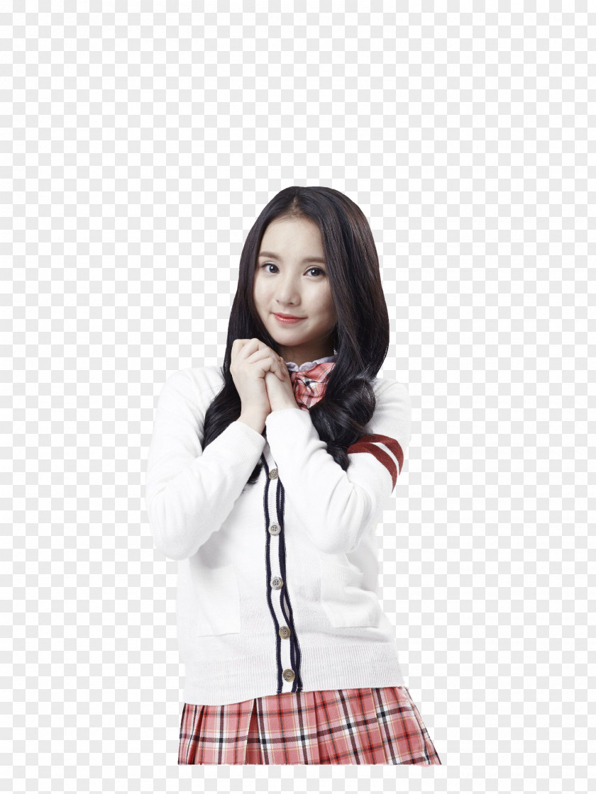 Girls Generation Tartan Clothing School Uniform Microphone Long Hair PNG