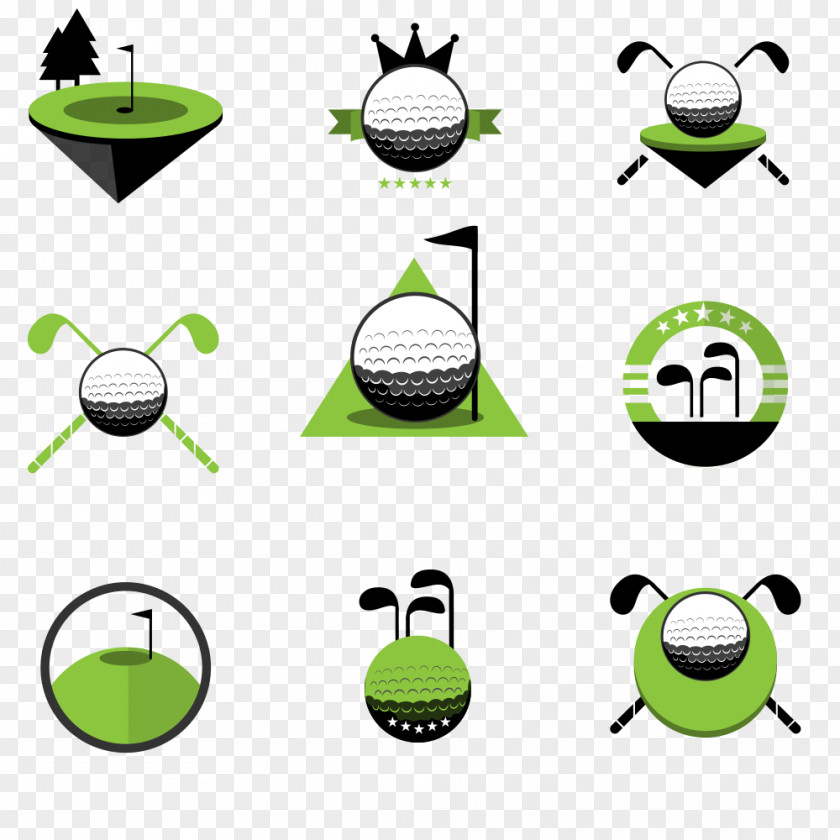Golf Club Euclidean Vector Logo PNG