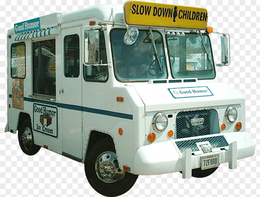 Ice Cream Truck Van Car Motor Vehicle Good Humor PNG