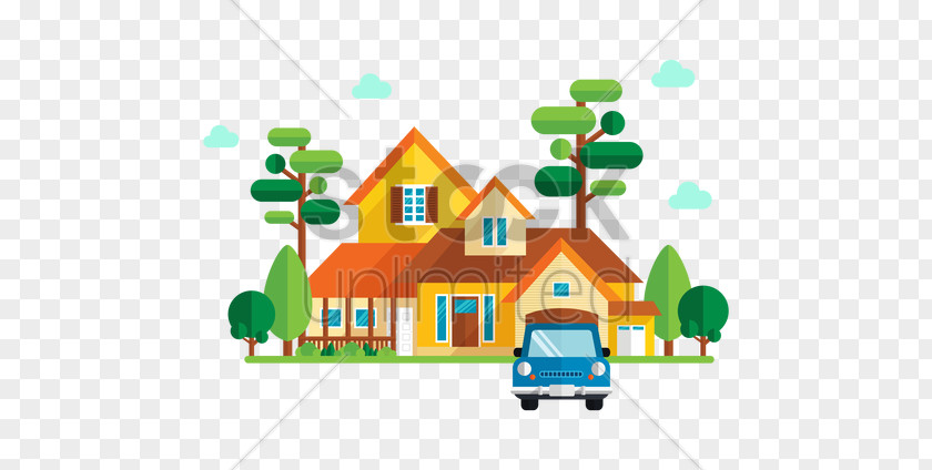Illustration Car Home House Clip Art PNG