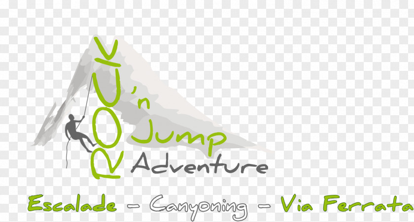 Via Ferrata Logo Rock'n Jump Adventure Brand Slogan PNG
