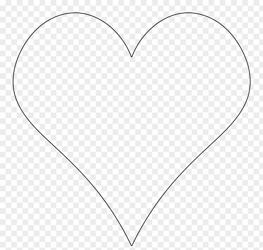 Basic Heart Shape Drawing Symbol Clip Art PNG