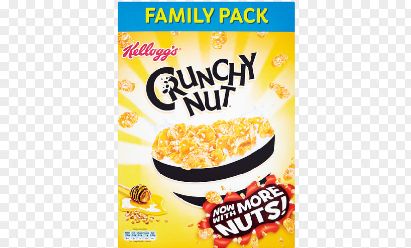 Crunchy Nut Corn Flakes Breakfast Cereal Honey Cheerios Kellogg's PNG