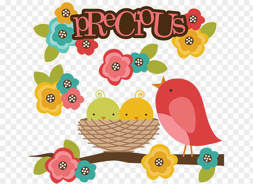 Cute Bird Cliparts Nest Clip Art PNG