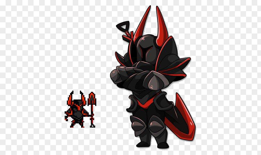 Cute Knight Design Shovel Minecraft Black Yacht Club Games PNG