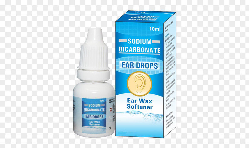 Ear Drops Sodium Bicarbonate Earwax PNG