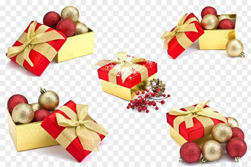 Free Christmas Gift Box Creative Pull Santa Claus SantaCon PNG