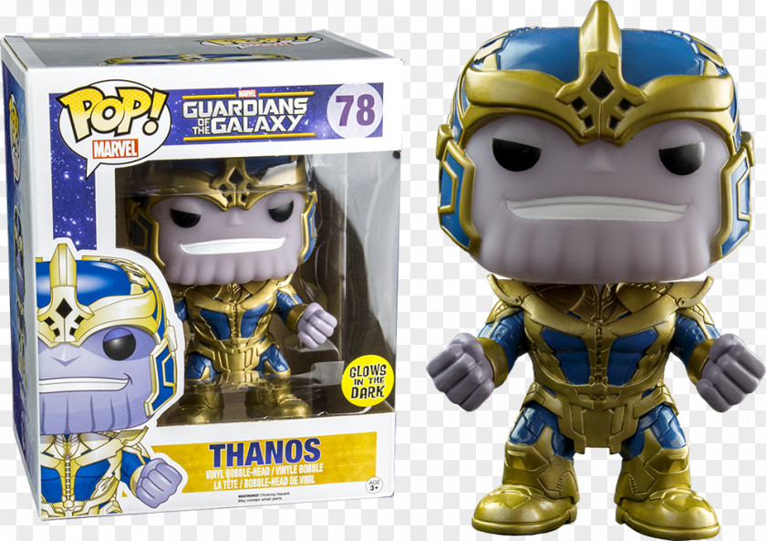 Guardians Of The Galaxy Thanos Collector Ronan Accuser Funko Action & Toy Figures PNG