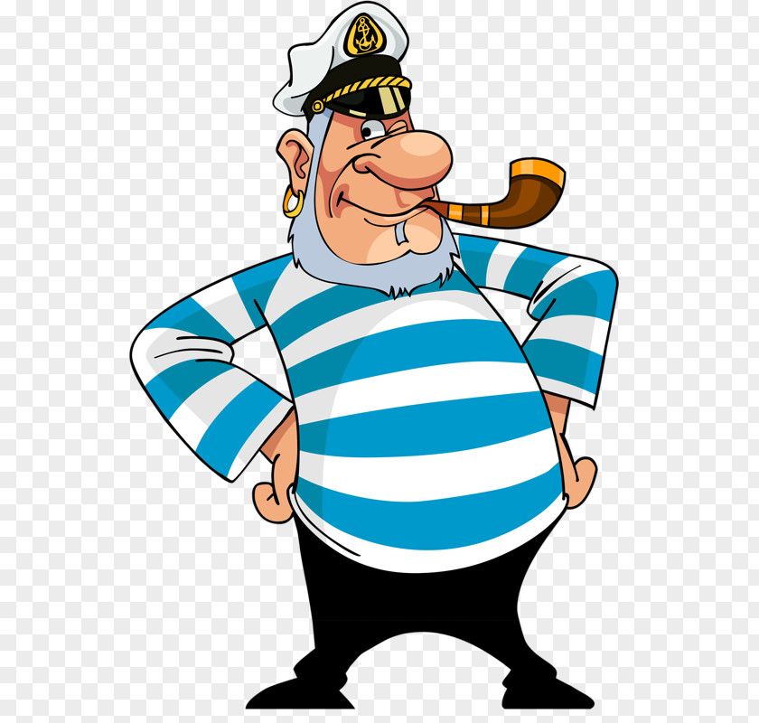 Smoking Man Sailor PNG