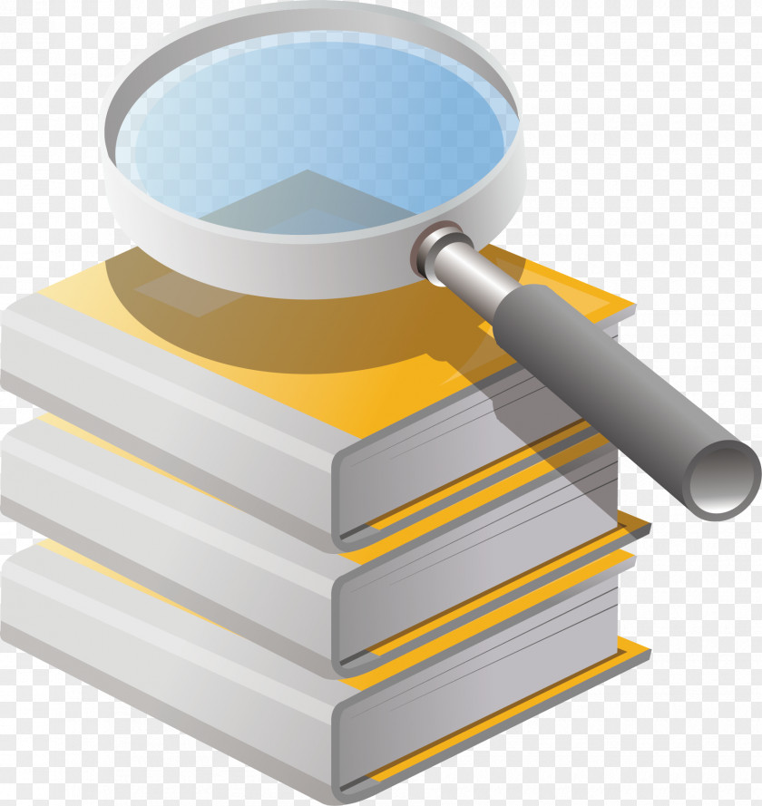 Textbook Mirror Magnifying Glass PNG