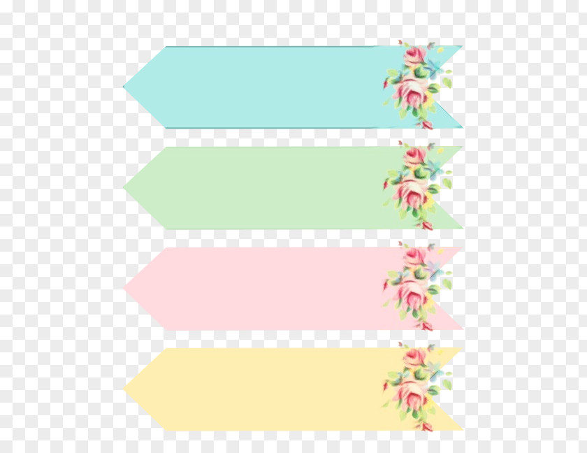 Rectangle Paper Product Floral Background PNG