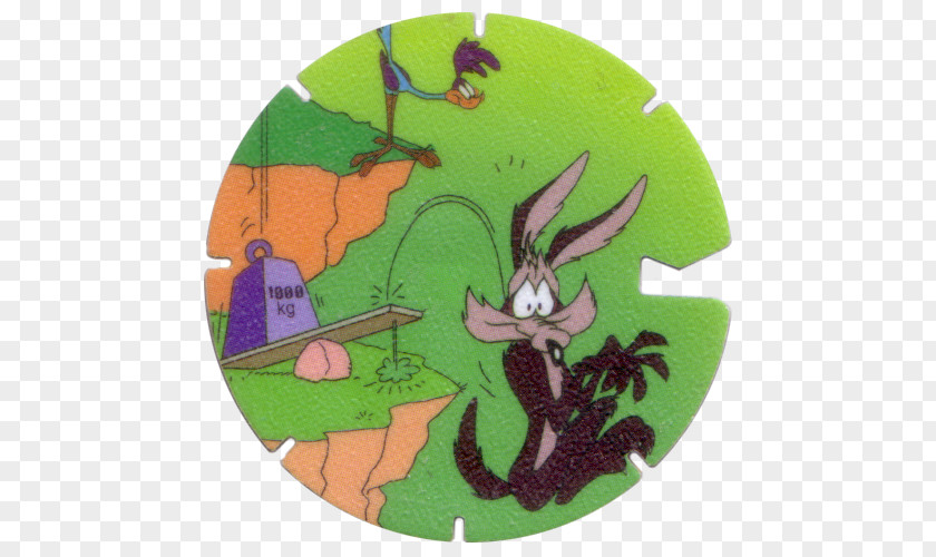 Wile Coyote Milk Caps E. And The Road Runner Character PNG