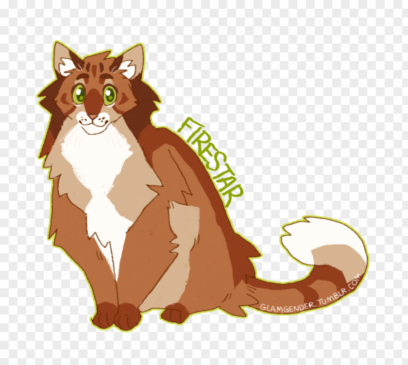 Cat Whiskers Tabby Warriors Firestar PNG