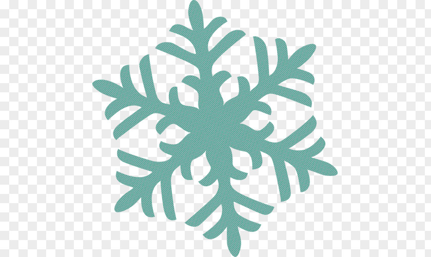 Creative Green Snowflakes Christmas Tree Snowflake Silhouette PNG