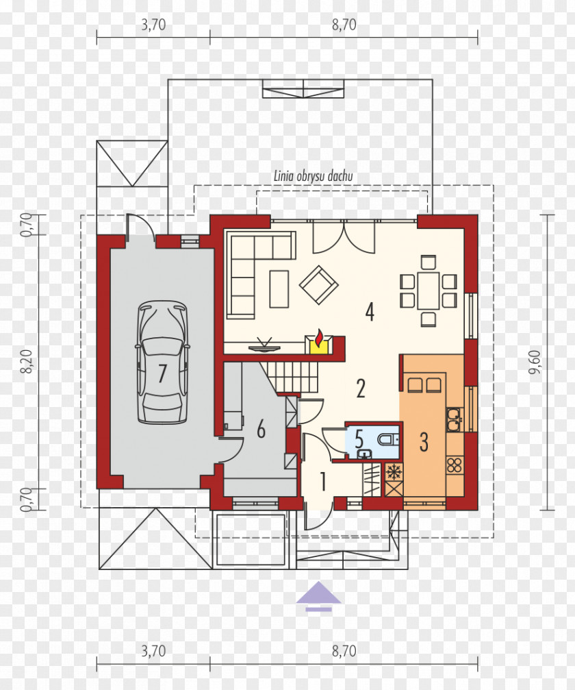 House Floor Plan Single-family Detached Home Altxaera Garage PNG