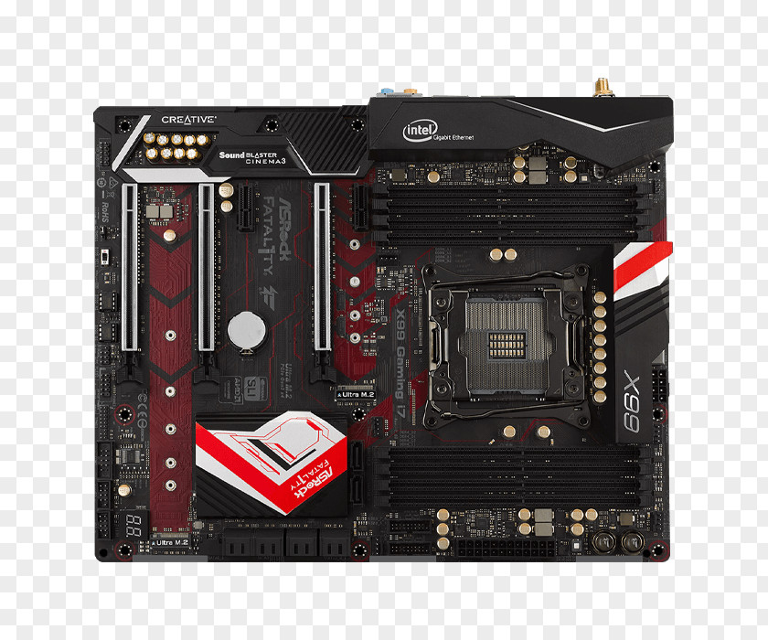 LGA 2011 Asrock Lga2011v3 Intel X99 Ddr4 Sata3usb3.1 Wifiatx Motherboard P PNG