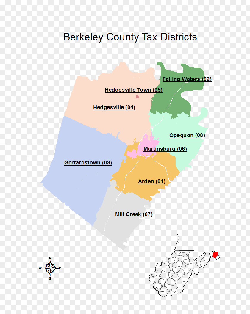 Map Berkeley County, West Virginia South Carolina Property Tax PNG