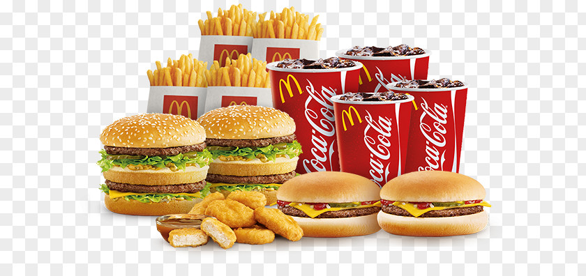 Menu Fast Food Restaurant Hamburger McDonald's PNG