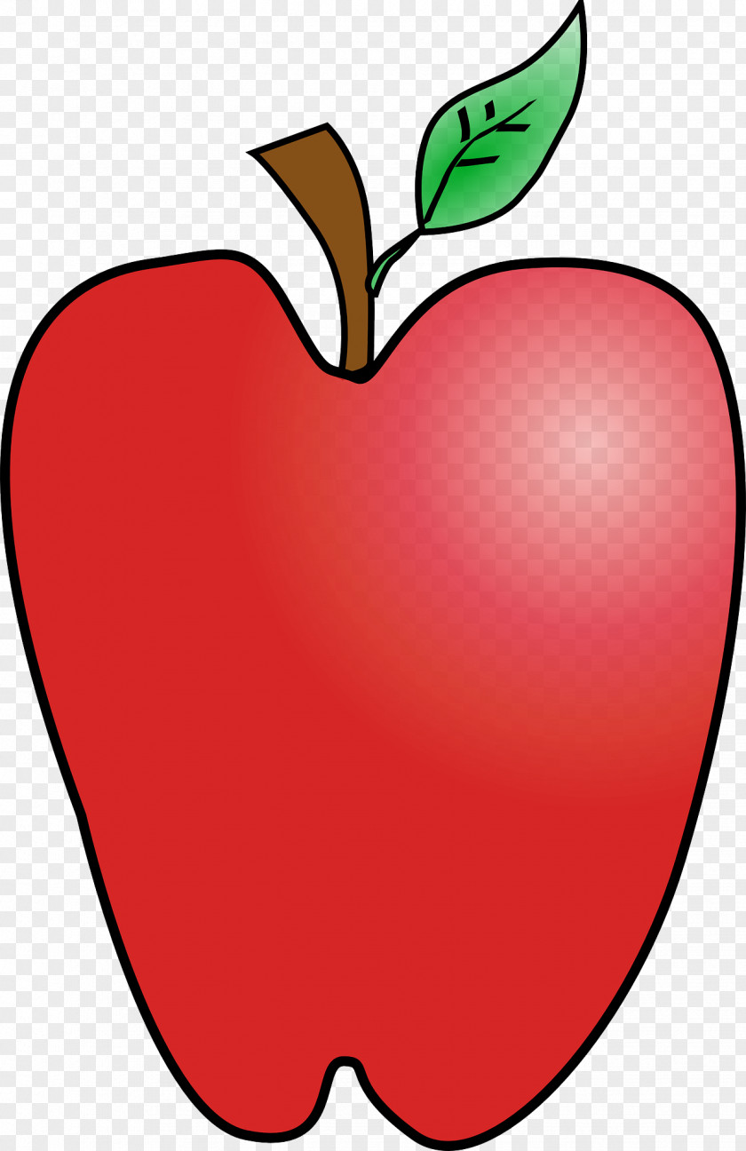 Red Apple Drawing Clip Art PNG