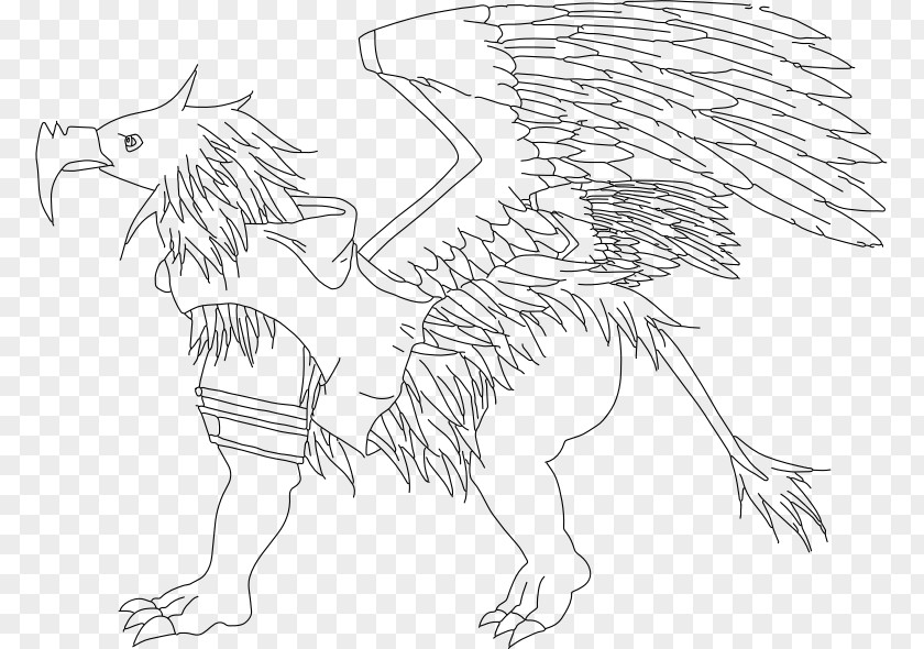 Stroke Line Art Brian Griffin Legendary Creature PNG