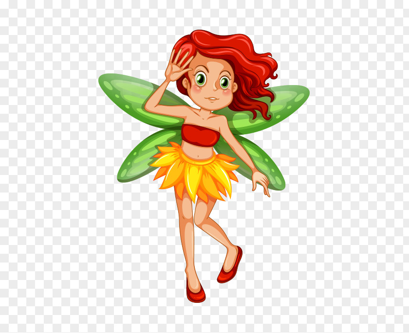 Beautiful Elf Tooth Fairy Pixie Illustration PNG