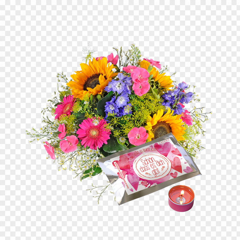 Flower Floral Design Bouquet Cut Flowers Birthday PNG