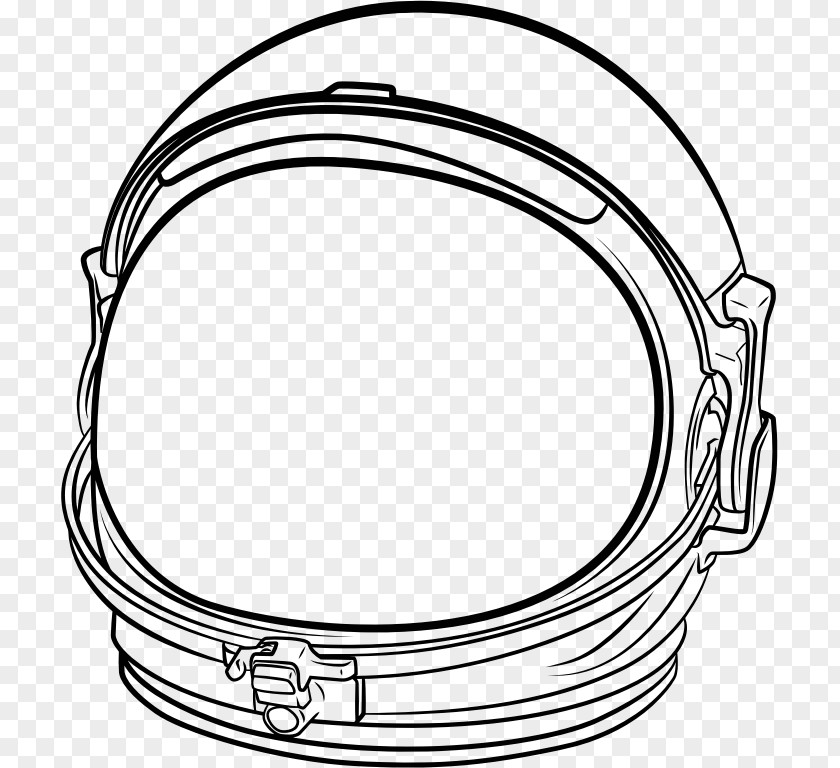 Line Art Astronaut Space Suit Clip PNG