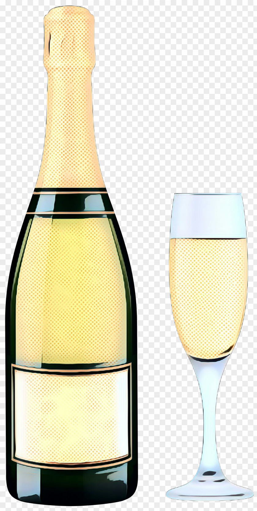 Yellow Wine Champagne PNG