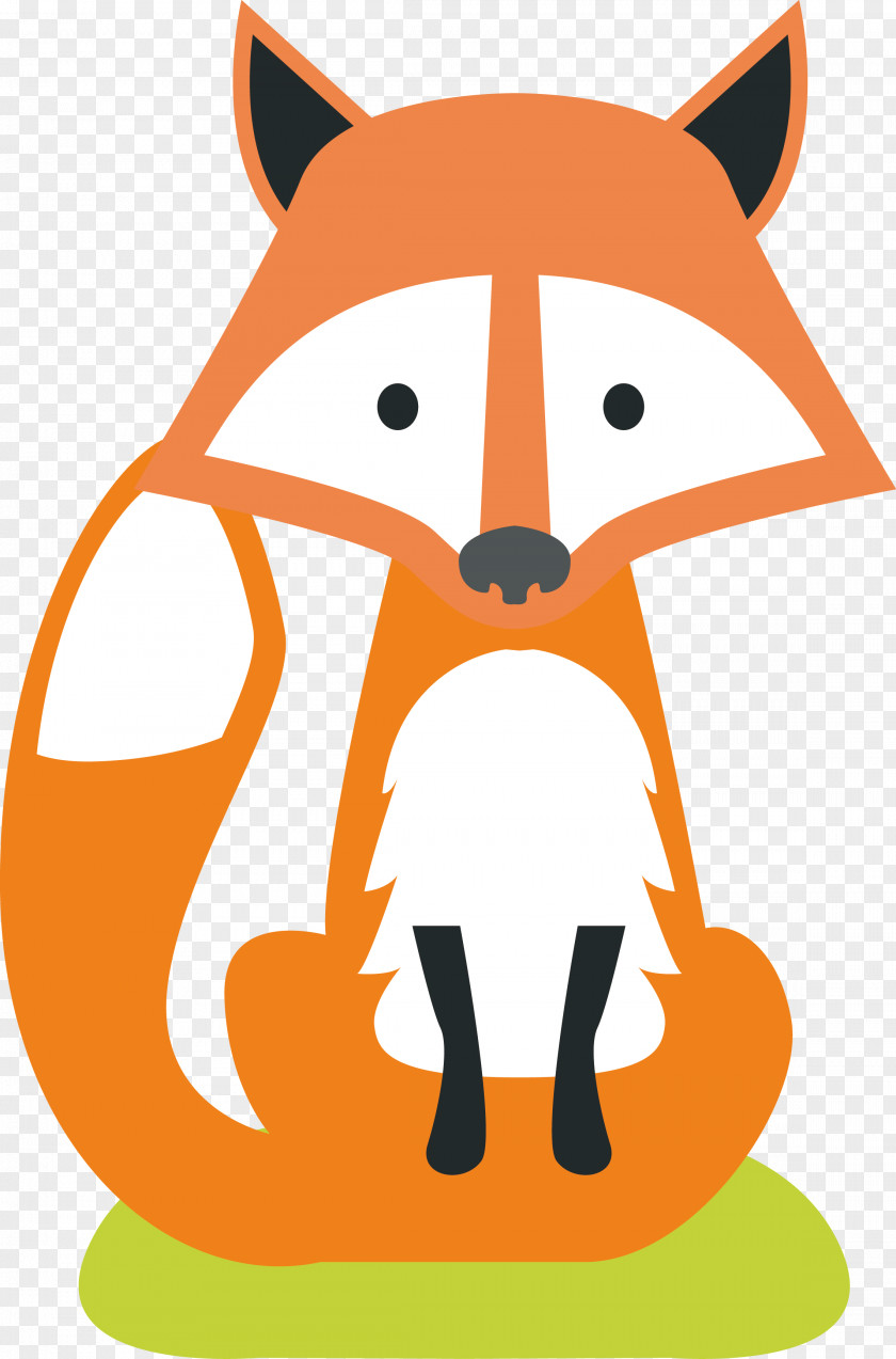 Cartoon Fox Design Euclidean Vector Download Animal PNG