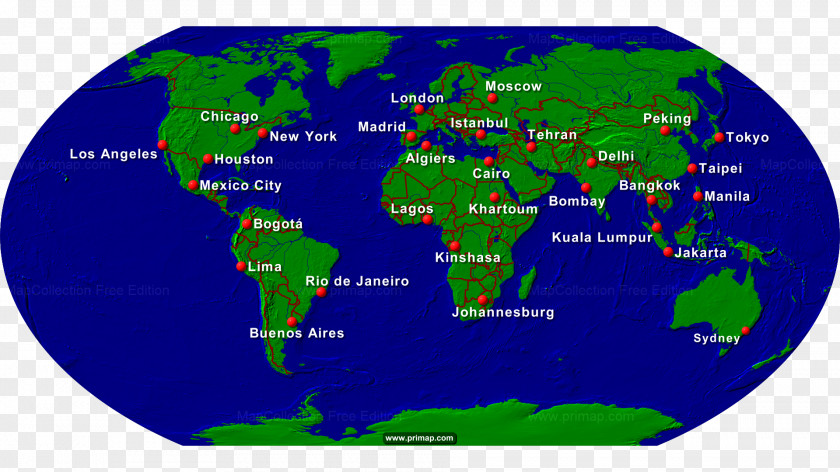 Globe World Map Earth PNG