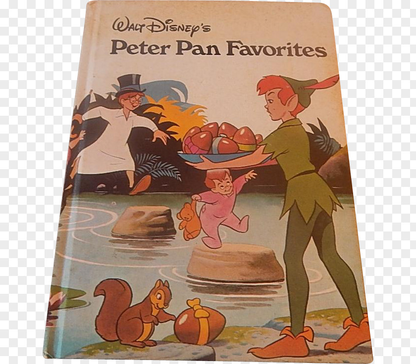 Peter Pan John Darling And Wendy The Walt Disney Company Book Figurine PNG