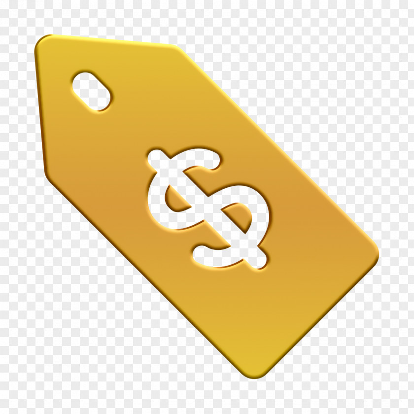 Price Tag With Dollar Symbol Icon Shops PNG