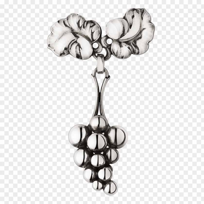 Silver Brooch Earring Jewellery Charms & Pendants PNG