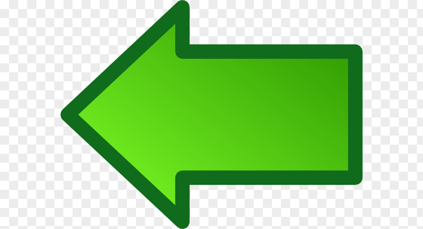 Simple Arrow Green Clip Art PNG