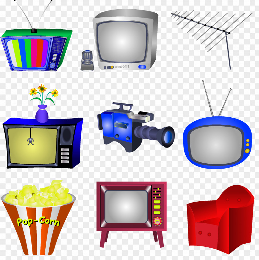 TV Set Television Icon PNG