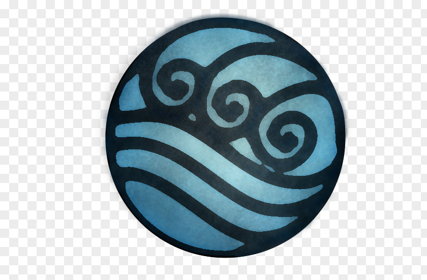 Aqua Turquoise Teal Spiral PNG