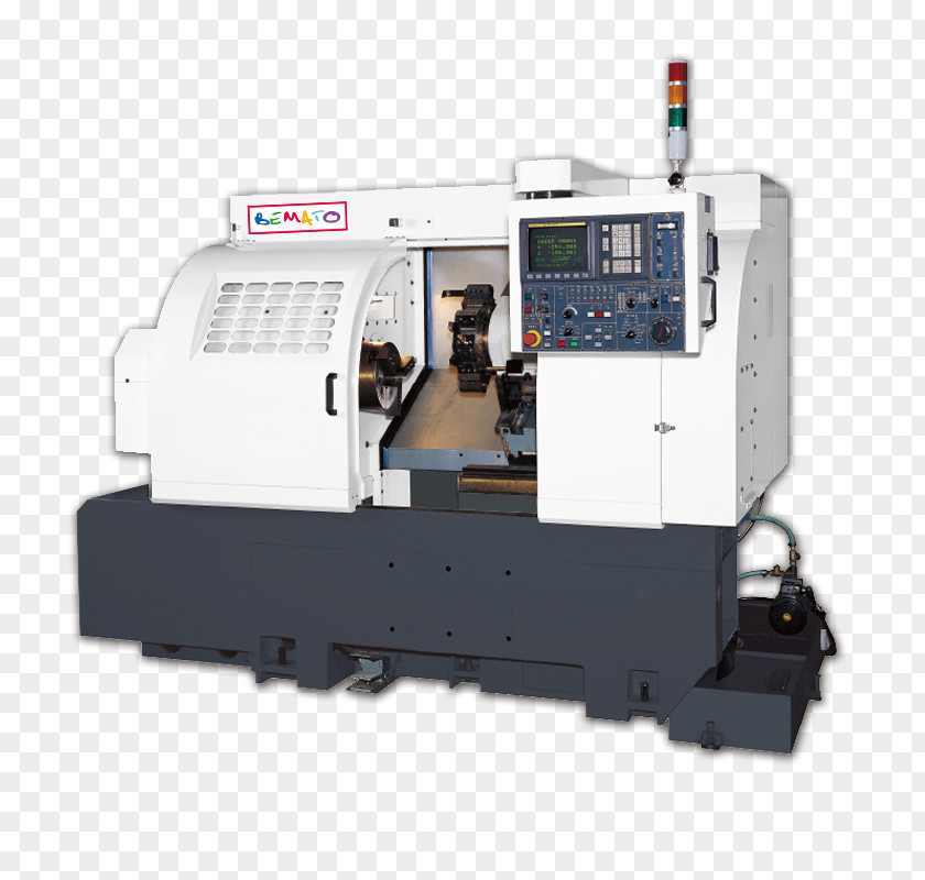 Business Machine Tool Computer Numerical Control Turning Lathe PNG