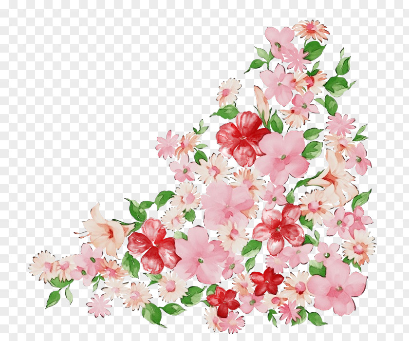 Floral Design Cut Flowers Cherry Blossom PNG