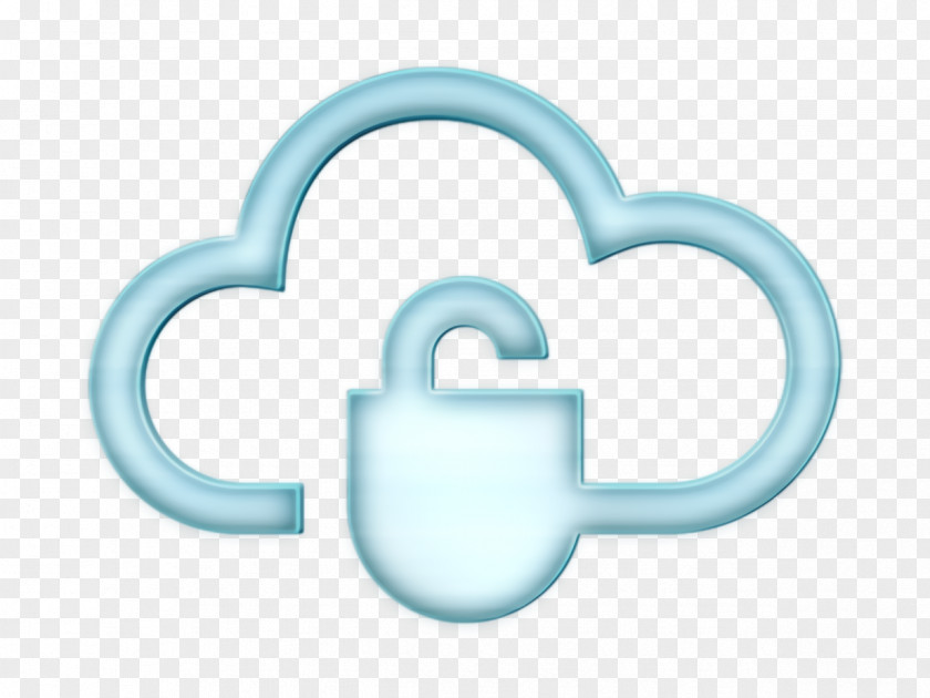 Lock Icon Cloud Security PNG