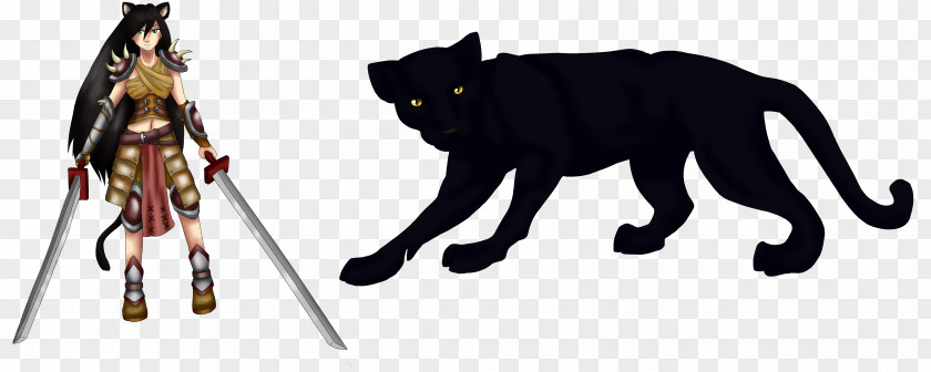 Panther Black Cat Panthera Felidae PNG