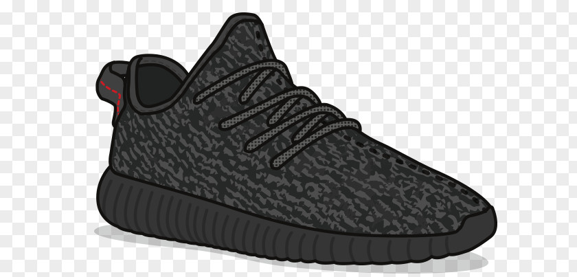 Yeezy Adidas Sneakers Drawing Shoe Sticker PNG