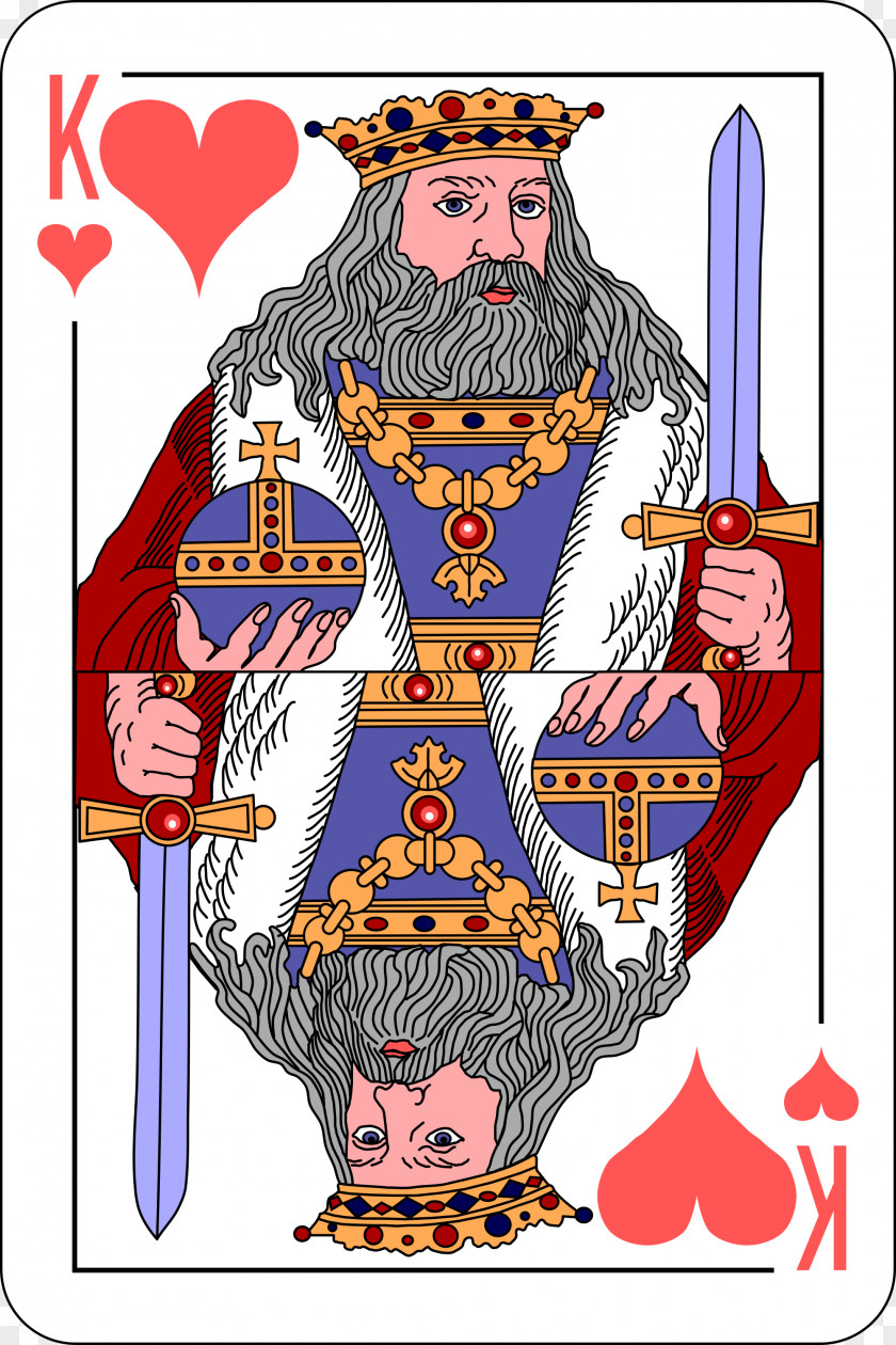Ace Card King Of Hearts Playing PNG