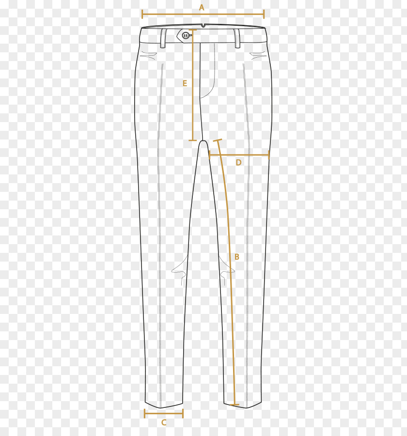 Design Hip Pants Line PNG
