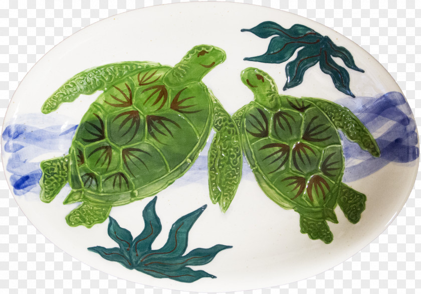 Embossed Flowers Tortoise Turtle Chips And Dip Oval Paper Embossing PNG
