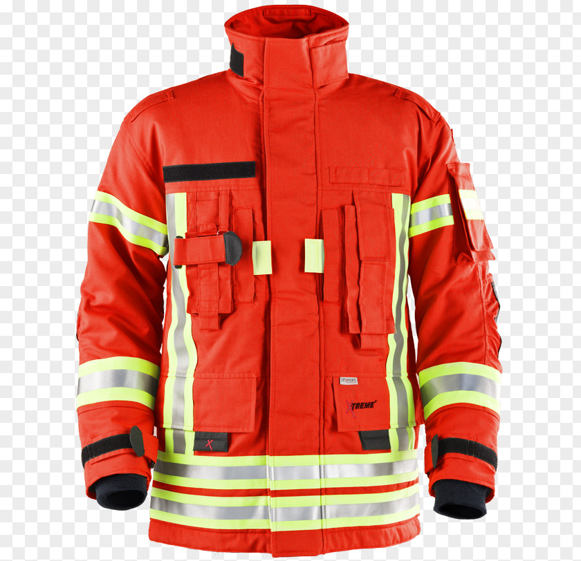 Jacket Fire Department EN 469 Firefighter PNG