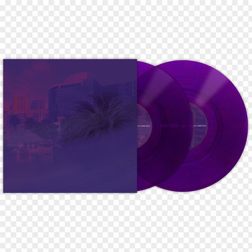Purple Dream Phonograph Record Disc Jockey Serato Audio Research Traktor PNG