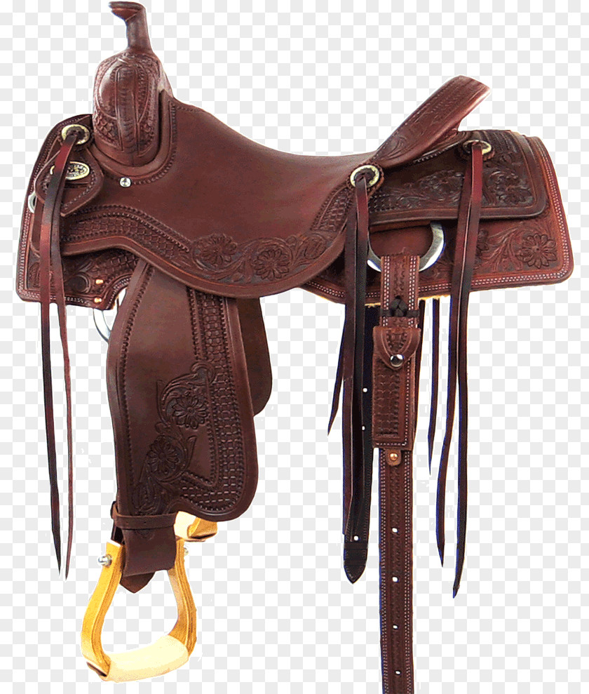 Western American Quarter Horse Saddle Tack Cutting Equestrian PNG